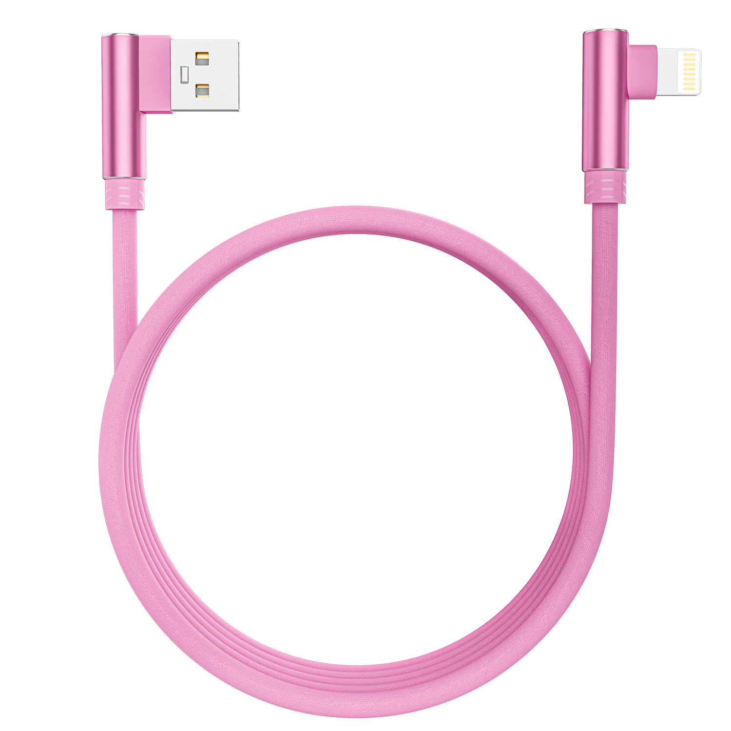 ACE Right Angle Lightning Charger 6FT 90 Degree Data Cable Nylon