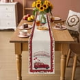 thumbnail image 2 of Valentine's Day Table Runner 120 Inches Long Farmhouse Dress Scarves, Red Truck Love Heart Roses Romantic Rustic Dining Tablerunner for Coffee Table/Kitchen Island/Party Décor, 13" x 120", 2 of 8