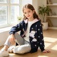 thumbnail image 2 of NLVRBC Toddler Girls Zip Up Cat Hoodies Kids Hooded Jacket Light Fall Outwear 2T, 2 of 7