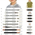 thumbnail image 6 of Boys Varsity Jacket Letter B Embroidered Baseball Collar Bomber Coat Girls Button Down Sweatshirt Drop Shoulder Outerwear, 6 of 9