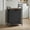 Black and Rustic Brown, variant on LEDREM 3-in-1 Space Saving Laundry Hamper with Shelf & Removable Bags, 17.2 Gal Capacity, Steel Frame, Ventilated Design, White