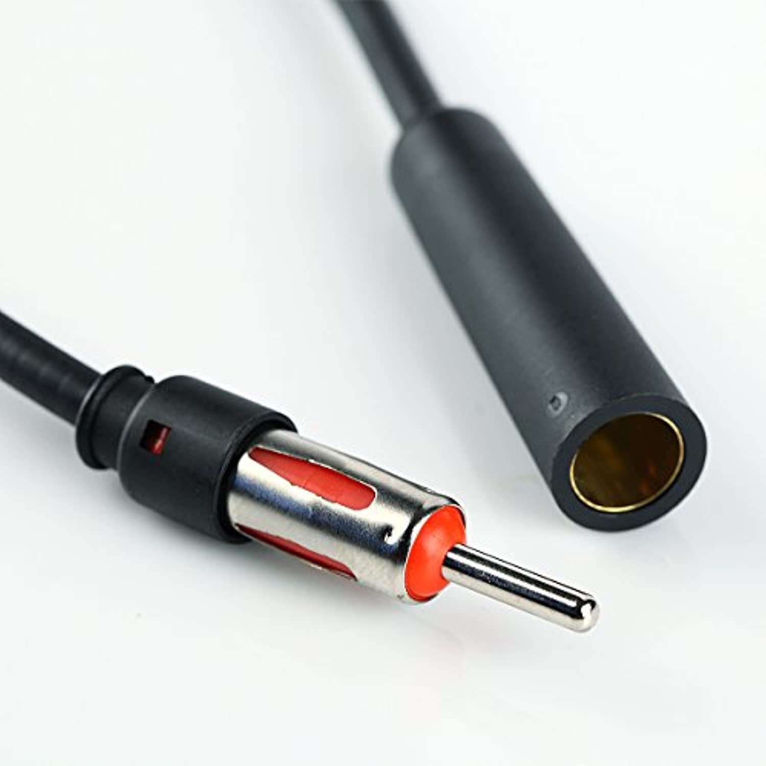 Bingfu Antenne Radio Voiture Courte Universel Amplifiée Autoradio FM AM