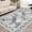 Blue, variant on Nanan 9x12 Washable Area Rug, Non-Slip Stain Resistant Low Pile Floor Carpet for Living Room Bedroom Kitchen Entryway, Yellow Blue