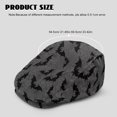 thumbnail image 4 of Chririnla Bat and Spider Web Pattern Soft Flat Beret Hat, All-Season Vintage Polyester Flat Cap for Golf Fishing Walking, 4 of 4
