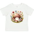 thumbnail image 3 of Inktastic Cottagecore Cute Mushrooms Girls Toddler T-Shirt, 3 of 5