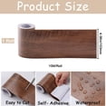 thumbnail image 2 of 10m*103mm Wood Grain Tape Self-Adhesive Realistic Wood Duct Tape Textured Furniture Grain Repair Patch for Tables Chairs Windows Floors Renovation Home Decor Sandy Brown for DIY, 2 of 9