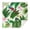 White-3, variant on 60x60in(152x152cm) Square Tablecloth, Waterproof Polyester Table Cover, Wrinkle Resistant & Washable Fabric for Dining, Kitchen, Picnic, Tropical Leaf Print