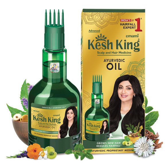 Kesh King Ayurvedic Hair Oil|Hair Growth Oil, 200ml