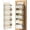 5-Tier Beige, variant on 5-Tier Beige Hanging Door Organizer, 5 Large Pockets 10 Mesh Side Pockets