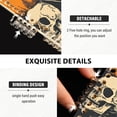 thumbnail image 3 of FORMRS 1-Subject Spiral Notebook 8" x 5" College Ruled 60 Refillable Sheet A5 Hard Cover, Halloween Skeleton Moon, 3 of 7