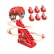 thumbnail image 4 of Juguete eléctrico de Papá para subir escaleras con luz y música, ideal para interiores, como recuerdo de fiesta, decoración del hogar para niños, con 9 figuras de Papá Noel, 4 of 9