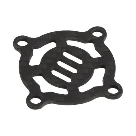 RC Motor Cooling Fan Cover, Black Carbon Fiber RC Cooling Fan Cover ...