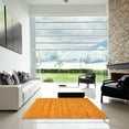 thumbnail image 6 of Ahgly Company Indoor Rectangle Contemporary Dark Orange Abstract Area Rugs, 2' x 4', 6 of 6