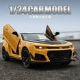 thumbnail image 2 of 1:24 Chevrolet Camaro Alloy Diecast Sports Car Model Toy Simulation Vehicle Pull Back Toys For Children Gifts A327, 2 of 9
