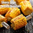 thumbnail image 6 of XKHHLH 10 Pcs Corn Cob Holders Stainless Steel Corn Holders Corn on the Cob Skewers BBQ Forks Corn Skewers for Home Party Camping Cooking Outdoor Barbecues Picnics, 6 of 9
