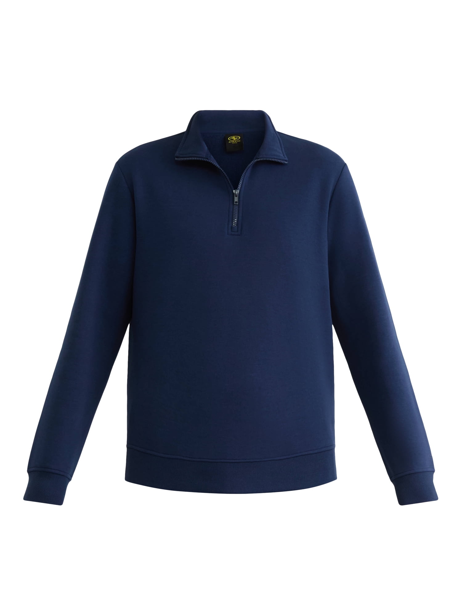 Athletic Works Men's Active Fleece Quarter Zip Sweatshirt, Size XS-5XL