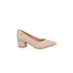 thumbnail image 1 of Zapatilla cerrada Vizzano 1220315 tacón bajo bloque beige 25, 1 of 6