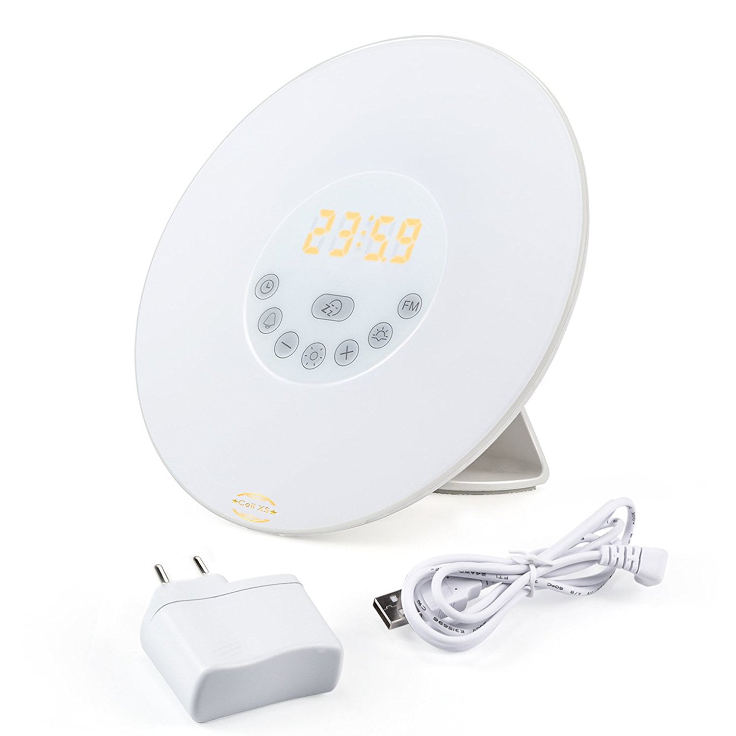 Wake Up Light Morning Sunrise Simulation Alarm Clock with 6 Nature