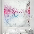 thumbnail image 1 of Abstract Tapestry, Techno Science Themed Illustration Ombre Colors Mechanical Concept Ornaments, Fabric Wall Hanging Decor for Bedroom Living Room Dorm, 5 Sizes, Pink Blue Violet, by Ambesonne, 1 of 1