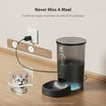 thumbnail image 6 of IMIPAW WiFi Automatic Cat Feeder 3L Smart Pet Food Dispenser with Timer, App Control, 180-Day Battery Life, 2.4GHz WiFi Only, 6 of 8