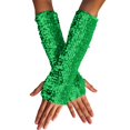 thumbnail image 4 of Uqiangy Lace Gloves Women Lace Gloves Women Tea Party Sheer Gloves Bridal Gloves for Wedding Mesh Gloves Long Lace Gloves Satin Gloves Green, 4 of 6