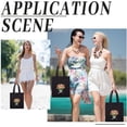 thumbnail image 7 of DIY Canvas Tote Bag Embroidery Kit with Pattern Flower Pattern Black Canvas Bag Cross Stitch Kit Personalized Canvas Bag Needlepoint Kit for Beginner DIY Crafts Supplies DIY, 7 of 7