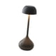 thumbnail image 4 of Lámpara de escritorio de metal, luz de mesa, luz de noche regulable recargable, lámpara de noche para sala de estar, dormitorio, comedor, restaurante Gris, 4 of 9