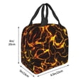 thumbnail image 3 of Sikiie Orange Lightning Lunch Bag for Women & Men Adult Insulated Lunch Box, Food Lunch Containers Lunch Tote Bags for Work, Travel, Outdoor, 3 of 8