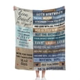 thumbnail image 1 of LHSHID 50 Birthday Gifts for Women Personalized 50th Birthday Blanket Gifts for Her Wedding 50 Years of Marriage Customized Gifts for Dad Mom Husband Wife Grandpa Grandma Grandparents 40x50in, 1 of 6