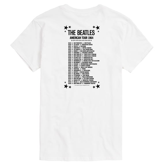 Beatles - American Tour - Men's Short Sleeve Graphic T-Shirt