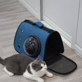 thumbnail image 5 of Bolsa de transporte para gatos con ventana, transparente, transpirable, para mascotas, cápsula espacial, plegable, transpirable, para viajes, 5 of 5