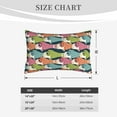 thumbnail image 5 of Binfone Lantern Koi Fish Standard Size Pillowcase, Long Staple Pure Cotton Envelope Closure Pillow Cover (Pillow core not included),14"x20", 5 of 7