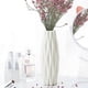 thumbnail image 3 of Jarrones de flores decorativos modernos para el hogar, sala de estar, centro de mesa, decoración de boda, color blanco, 3 of 5