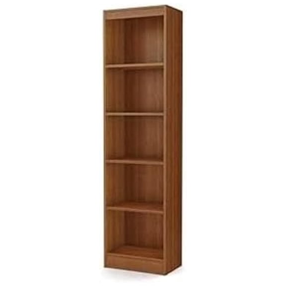 Axess 5-Shelf Narrow Bookcase-Morgan