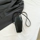 thumbnail image 5 of Bolso cruzado para mujer con forma de ataúd, bolso de compras con bordado gótico de PU (negro), 5 of 6