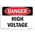 thumbnail image 1 of SignMission OS-DS-A-1218-L-1327 12 x 18 Po Signe de Danger OSHA - Haute Tension, 1 of 1