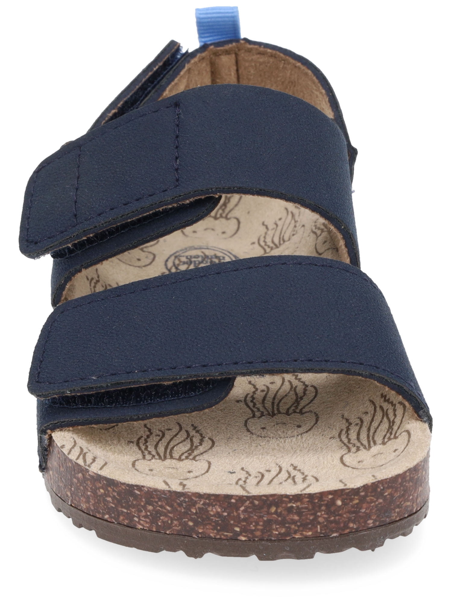 Wonder Nation Baby & Toddler Boys Two Strap Footbed Sandals