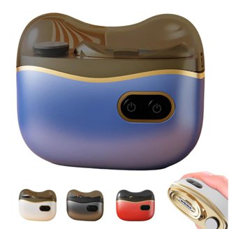 LOQOMI Electric Nail Clipper 3-in-1 - USB Rechargeable Nail Trimmer With LED Light & 2 Speeds For Adults & Kids