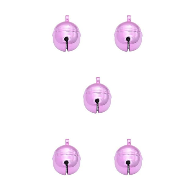 Greeniant Accesorios para gatos con cascabel para perros, cascabeles exquisitos para gatos, collar para mascotas sin carga, rosa Rosa 5Conjunto