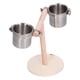 thumbnail image 3 of Soporte De Alimentación Para Pájaros, Soporte Para Beber De Loros Estable De Madera Para Balcón Para Dormitorio Para Oficina, 3 of 7