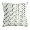 thumbnail image 1 of Doodle Throw Pillow Cushion Cover, Hand Drawn Woodland with Bird Silhouettes and Dots Simplistic Sketch Style Forest, Decorative Square Accent Pillow Case, 20 X 20 Inches, Multicolor, by Ambesonne, 1 of 2