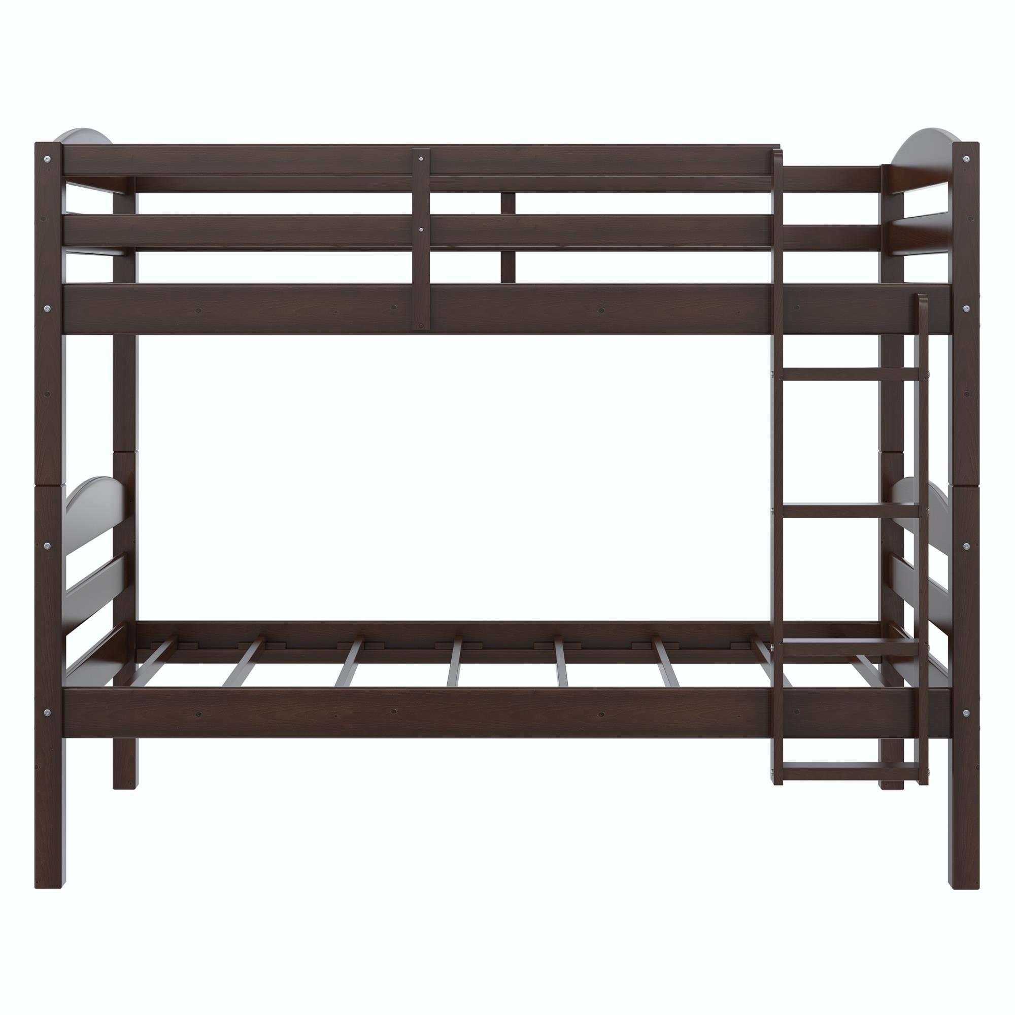 Better Homes & Gardens Leighton Twin-over-Twin Bunk Bed, Mocha photo 8