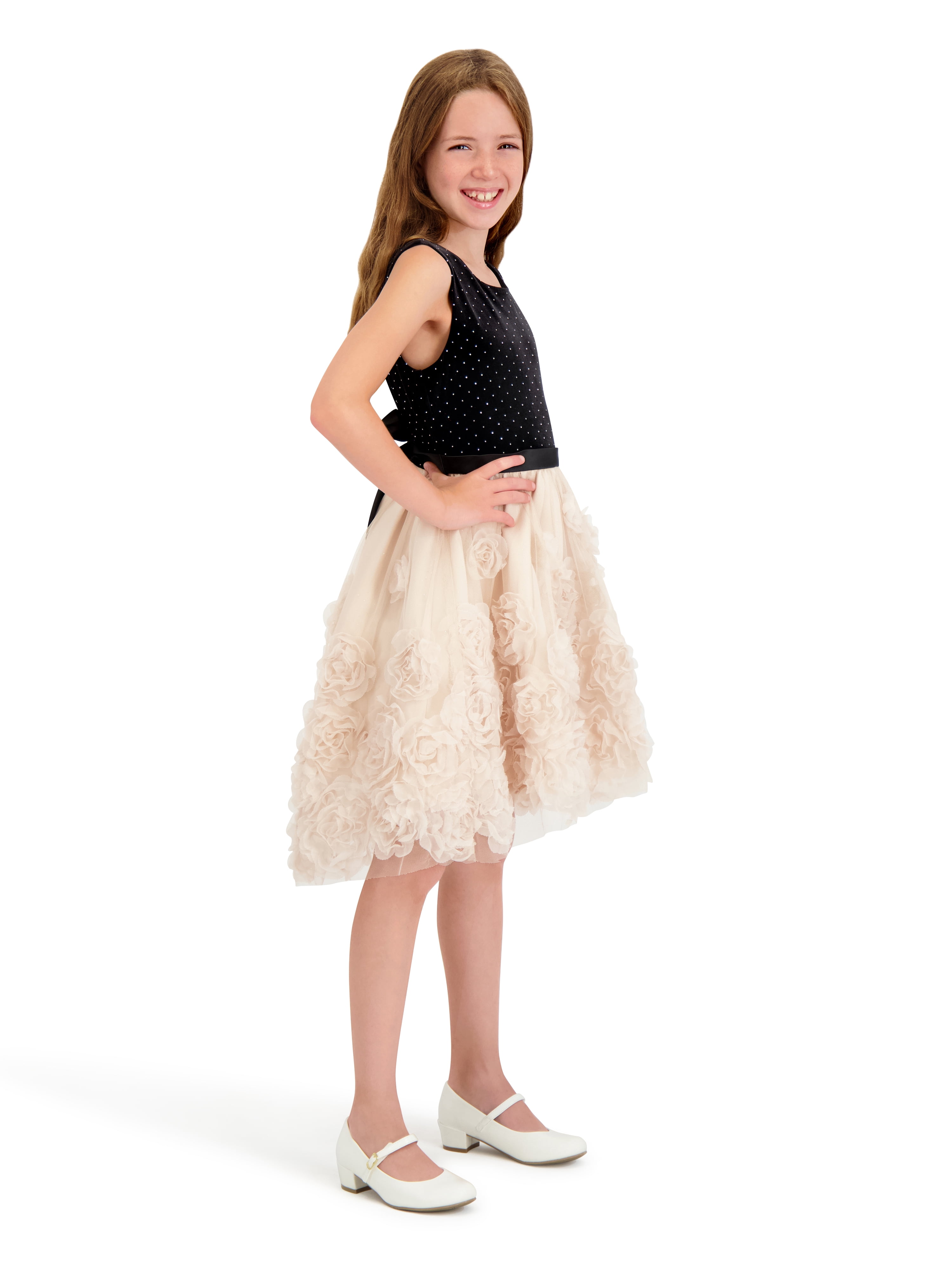 Kensie Girl Sleeveless Velvet High Low Dress, Sizes 4-16