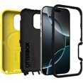 thumbnail image 5 of OtterBox iPhone 16 Pro (Only) Defender Series MagSafe Case - Night Reverse (Yellow & Black) - Holster Clip Included - Built-in Magnets - Rugged & Durable - with Port Protection, Non-Retail Packaging, 5 of 8