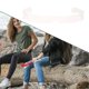 thumbnail image 4 of Gafas de sol sin montura en forma de V de moda, gafas ligeras, accesorios para correr Claro, 4 of 9