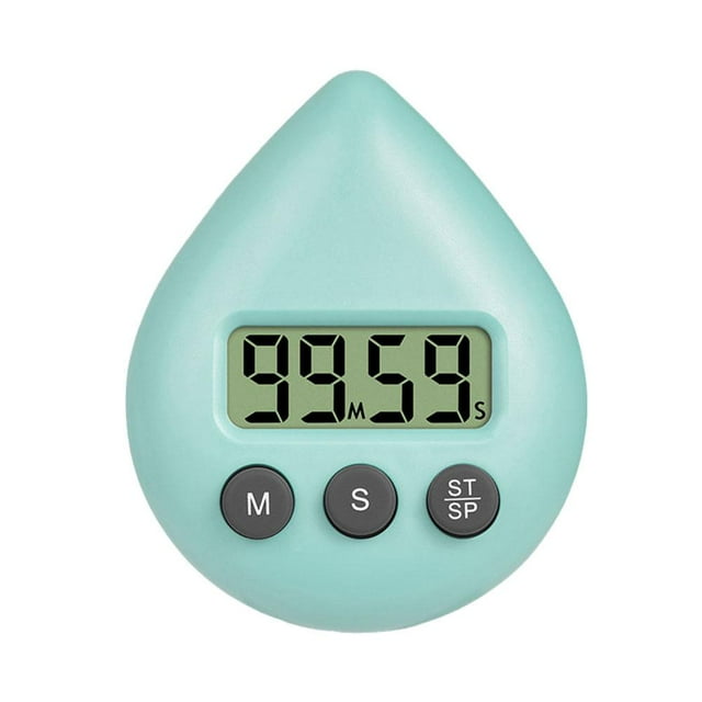 Daily Mix Store Digital Timer Water Drop Electronic Alarm Clock Three Color Waterproof Digital Timer Energy Study M7Y8 For Shower Saver