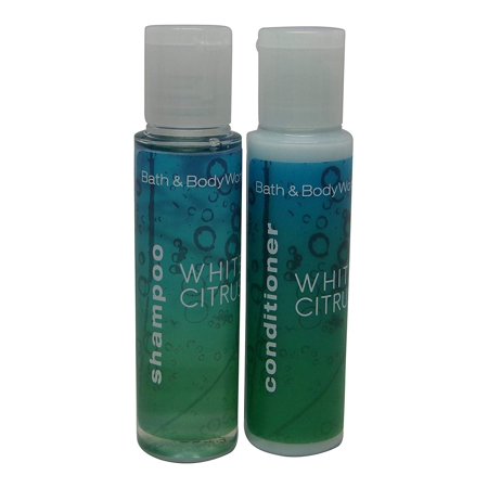 Bath And Body Works White Citrus Conditioner And Shampoo Lot Of 24 12 Of Each 075oz Bottles