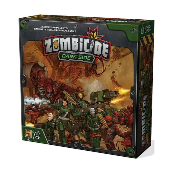 CMON Zombicide Invader Dark Side Expansion - Uncover The Deadly Secrets of PK-L7 with Green Squad! Cooperative Strategy Game with Tabletop Miniatures, Ages 14+, 1-6 Play