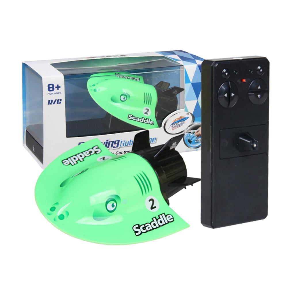 Mgaxyff Mini RC Submarine, Remote Control Submarine,2Colors RC Remote