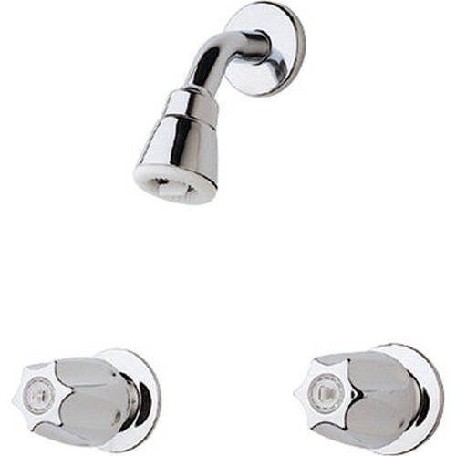 Pfister Bedford Double Handle Shower Trim Kit with Metal Knob Handles